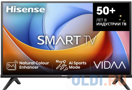   LED Hisense 32&quot; 32A4Q Frameless  HD 60Hz DVB-T2 DVB-C DVB-S2 USB WiFi Smart TV (RUS)  