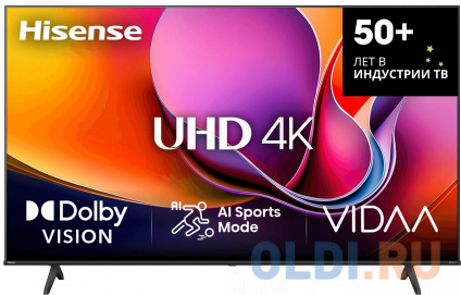   LED Hisense 43&quot; 43A6Q Frameless  4K Ultra HD 60Hz MEMC DVB-T DVB-T2 DVB-C DVB-S DVB-S2 USB WiFi Smart TV  