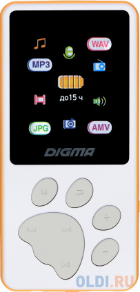   Hi-Fi Flash Digma S4 8Gb //1.8&quot;/FM/microSDHC  