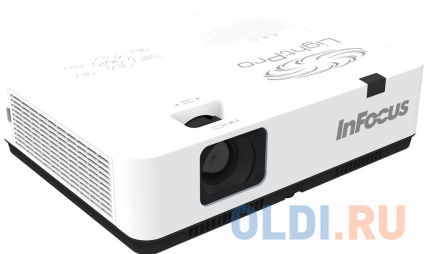   INFOCUS [IN1036] 3LCD, 4600 lm, WXGA, 1.371.65:1, 50000:1, (Full 3D), 16W, 2HDMI 1.4b, VGA in, CompositeIN, 3,5 audio IN, RCAx2 IN, USB-A, VGA out, 3,5 audio OUT, RS232, Mini USB B serv, RJ45, PJLink,3,3   -