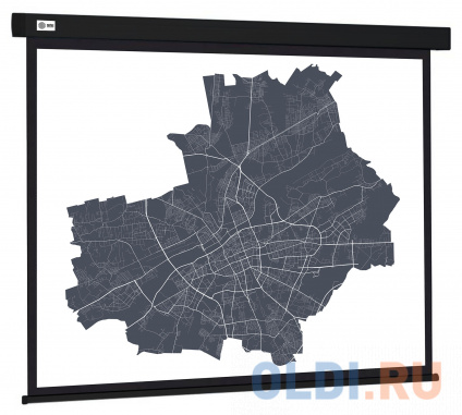   Cactus 152x203 Wallscreen CS-PSW-152X203-BK 4:3 -    