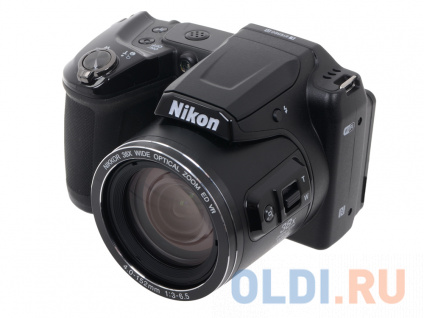   Nikon Coolpix L840 Black<16Mp, 38x zoom, 3", 1080P, WiFi, SDHC>  