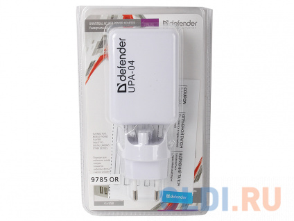     DEFENDER  UPA-04 -4USB,5V/2.1  
