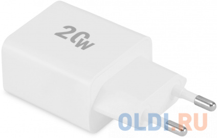   ./. Digma DGW2D 20W 3A+1A (PD+QC) USB-C/USB-A   (DGW2D0F110WH)  