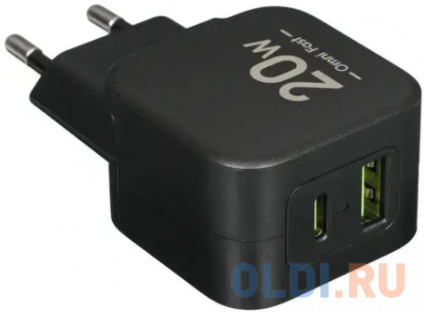  TCW-E20D Black, TECNO Charger E20D-20W  
