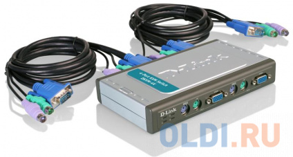  KVM- D-link DKVM-4K/B3A 4- KVM-   VGA  PS/2  -