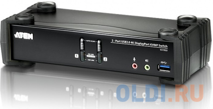   KVM ATEN CS1922-AT-G , ., KVM+Audio+USB 3.0, 1 user USB+DP =&gt; 2 cpu USB+DP,   DP 2x1.5.+USB 21.8., 3  