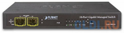  IPv4/IPv6 Managed 8-Port 10/100/1000Mbps + 2-Port 100/1000X SFP Gigabit Desktop Ethernet Switch (POE PD, External PWR)   