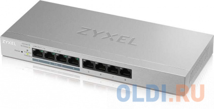  ZYXEL GS1200-8HP V2 8 Port Gigabit PoE+ webmanaged Switch, 4x PoE, 60 Watt   