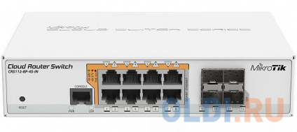   MikroTik CRS112-8P-4S-IN  8  10/100/1000Mbps  -