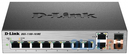   D-Link DGS-1100-10/ME/A2A   2-   8  10/100/1000Base-T  2 - 100/1000Base-T/SFP  