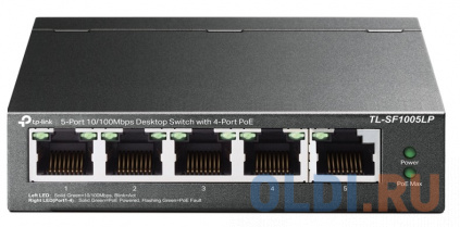   TP-Link TL-SF1005LP 5x100Mb 4PoE 41W   -