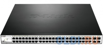   D-Link DGS-1210-52  WebSmart  48  10/100/1000Base-T  4 - 100/1000Base-T/SFP  