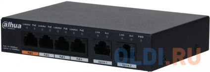   Dahua DH-PFS3006-4GT-60 4x100Mb   
