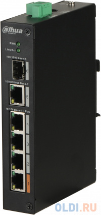   Dahua DH-PFS3106-4ET-60 4x100Mb 1G 1SFP 3PoE+ 60W   