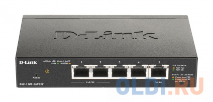   D-Link DGS-1100-05PDV2 5G 2PoE    