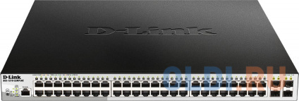  D-Link DGS-1210-52MP/ME/B2A PROJ   2   48  10/100/1000Base-T   PoE  4  1000Base-X SFP  --