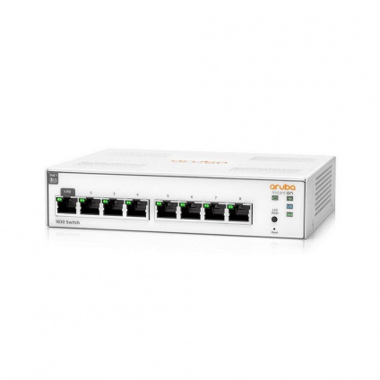  JL810A HPE  Aruba Instant On 1830 8G Web-managed fanless Switch  --