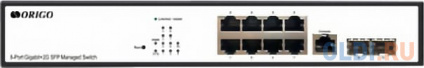  Managed L2 Switch 8x1000Base-T, 2x1000Base-X SFP, RJ45 Console, 19&quot; w/brackets  