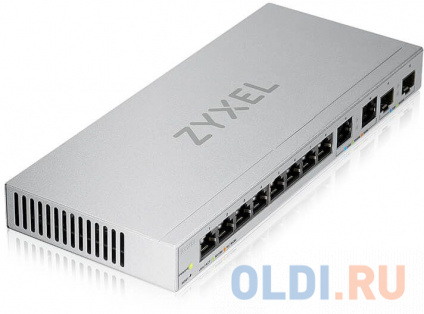  / Zyxel XGS1210-12 Multi-Gigabit Smart L2 Switch, 8xGE, 2x1/2.5GE, 2xSFP+, Desktop, Silent  --