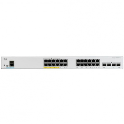 Catalyst 1000 24x 10/100/1000 RJ-45 PoE+, 4x 1Gb SFP uplinks, PoE+ 370W, C1000-24FP-4G-L  