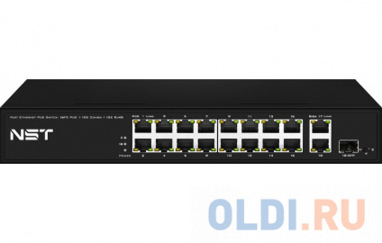  PoE  Fast Ethernet  16 x RJ45 PoE + 2 x RJ45 GE + 1 SFP GE . : 16 x FE (10/100 Base-T)   PoE (IEEE 802.3af/at), 2 x GE Uplink (RJ45), 1 x GE SFP Uplink.   PoE IEEE 802.3af/at.    