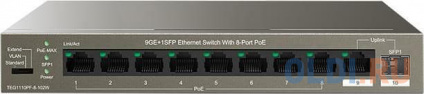   9PORT 1000M POE G1110PF-8-102W IP-COM  --