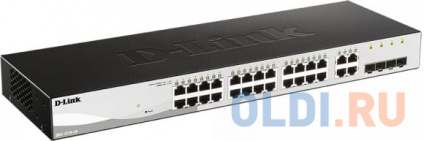 / DGS-1210-28/FL Managed L2 Switch 24x1000Base-T, 4xCombo 1000Base-T/SFP, Surge 6KV, CLI  
