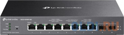  TP-Link SG2210XMP-M2,  Smart  Omada  8  PoE+ 2,5 /  2  SFP+  