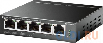  TP-Link TL-SG105MPE,  Easy Smart  5   (4  PoE+), 802.3af/at,  PoE  120 ,    -