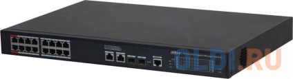   Dahua DH-S4220-16GT-190 (L2) 16x1/ 2SFP 16PoE 190W   --