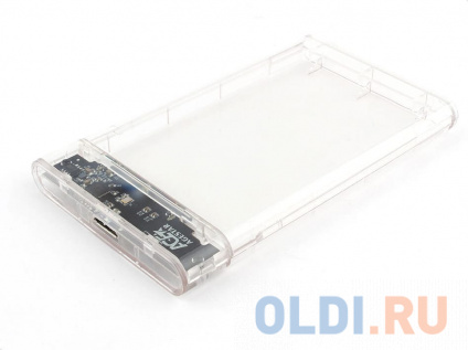  USB 3.0   2.5 SATAIII HDD/SSD AgeStar 3UB2P4 (TRANSPARENCY) ,  (50) (672691)  
