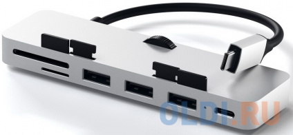  USB- Satechi Aluminum Type-C Clamp Hub Pro  new 2017 iMac  iMac Pro.  USB-C. 3  USB 3.0, 1  USB-C,     SD, Micro SD.  .  