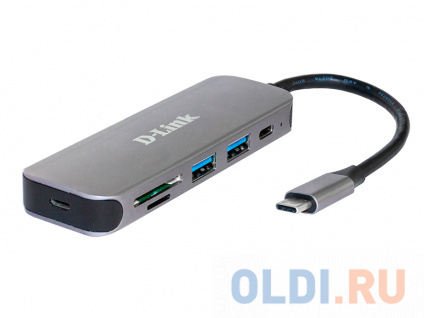   USB Type-C D-Link DUB-2325/A1A 2  USB 3.0 USB Type-C microSD SD   
