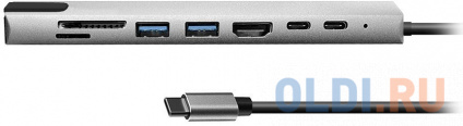  Bion   USB Type-C - 2*USB Type-C/2*USB-A 3.0/HDMI/SD/TF/RJ-45 100/, 100W,   20 [BXP-A-USBC-MULTI-01]  -