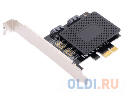   ORIENT A1061SL, PCI-E v2.0 SATA 3.0 6 Gb/s, 2int port,  HDD  6TB, ASM1061 chipset, oem  