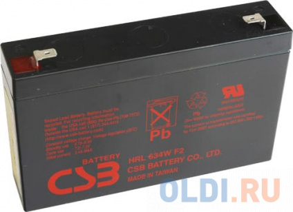   CSB HRL634W F2 6V/9AH  
