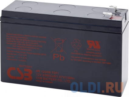   CSB HR1224 W F2/F1 12V5.5AH  