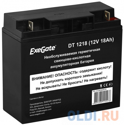  Exegate EX282969RUS   ExeGate DT 1218 (12V 18Ah),    5  