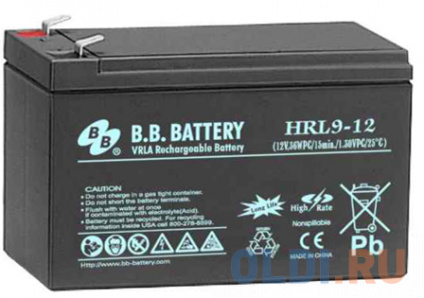    B.B. Battery HRL 9-12 (12V;9Ah)  -