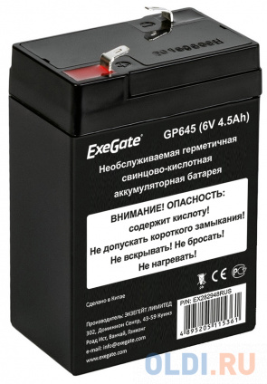    ExeGate GP645 (6V 4.5Ah,  F1)  