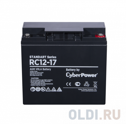  Battery CyberPower Standart series RC 12-17 / 12V 17 Ah  