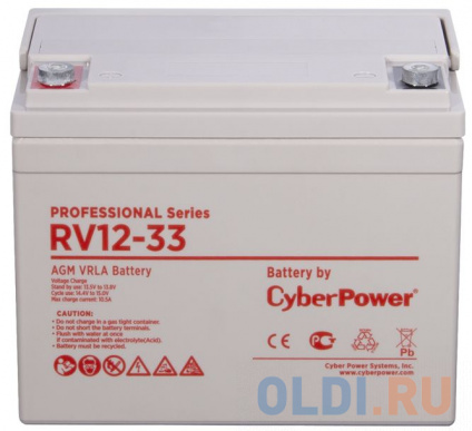  Battery CyberPower Professional series RV 12-33 / 12V 33 Ah  