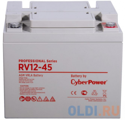  Battery CyberPower Professional series RV 12-45 / 12V 45 Ah  -