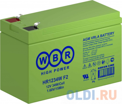   WBR 12V 9Ah HR1234W  