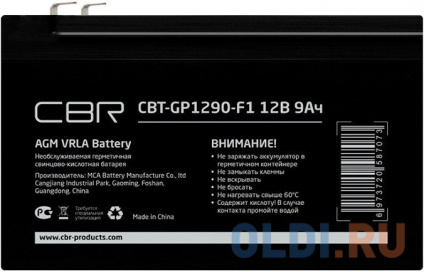  CBR  VRLA  CBT-GP1290-F1 (12 9),  F1  