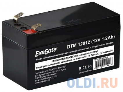  Exegate EX282956RUS Exegate EX282956RUS   ExeGate DTM 12012 (12V 1.2Ah),  F1  --