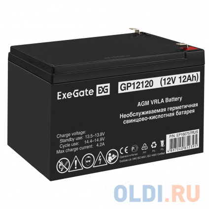    ExeGate GP12120 (12V 12Ah,  F2)  -