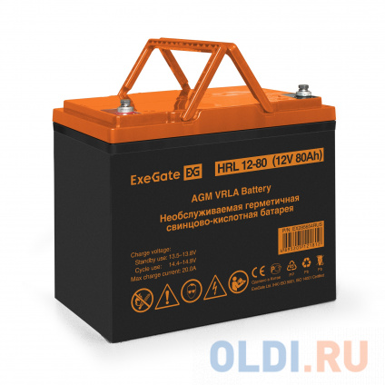    ExeGate HRL 12-80 (12V 80Ah,   6)  