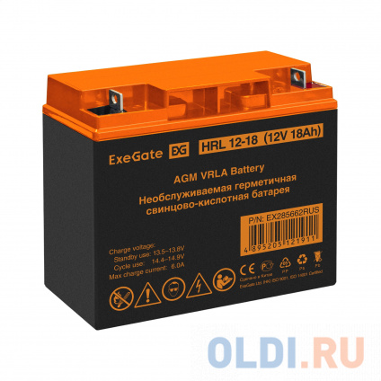    ExeGate HRL 12-18 (12V 18Ah,  F3 ( 5  ))  -